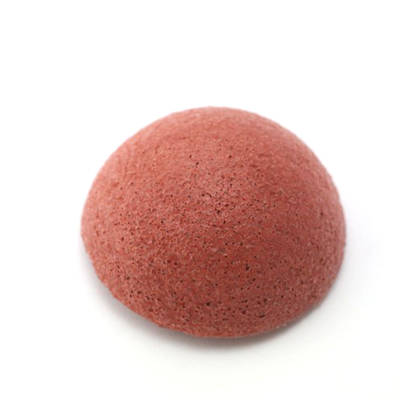 Eco Friendly Red Konjac Facial Sponge Wet Dry Deep Cleansing