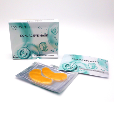 OEM ODM Biodegaradable Konjac Eye Patch Anti Wrinkle Under Eye Hydration Pads