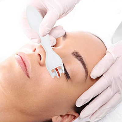 0.5 Mm Konjac Face Needle Roller For Face Skin Rejuvenation